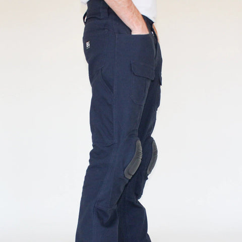 Used 100% Cotton Navy Blue Work Pants